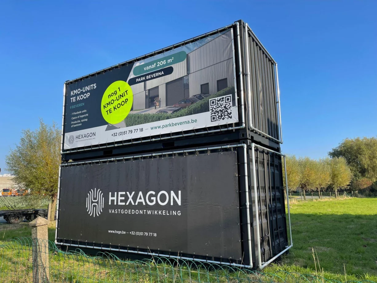 Werfbord van Hexagon aan Park Beverna