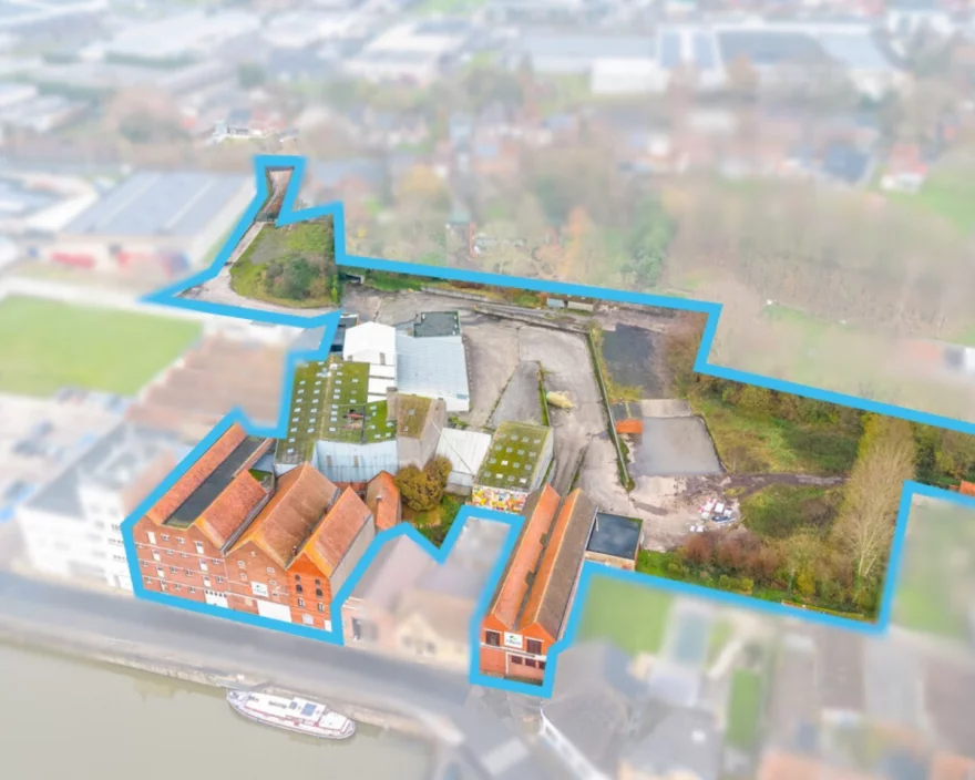 Projectsite aan de Oostkaai in Ieper